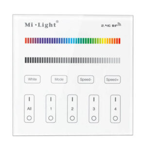 Telecomando RGB multicanale per luce LED con touch e controller