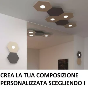 Applique componibile Exagon di Top Light